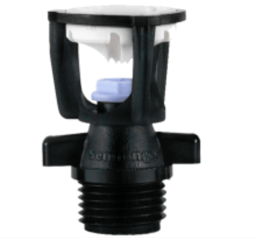 Aspersor Senninger Rotativo Mini-Wobbler Vazão 216 a 284 L/h Rosca Macho NPT 1/2"