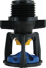 Aspersor Mini Wobbler Invertido 1/2" M Nº 06 Dourado – Senninger