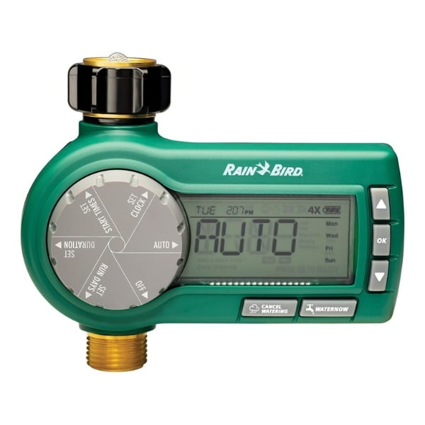 Controlador Temporizador Integrado a pilha Mod.ESP-HT2 para torneira 1 estação - Rain Bird