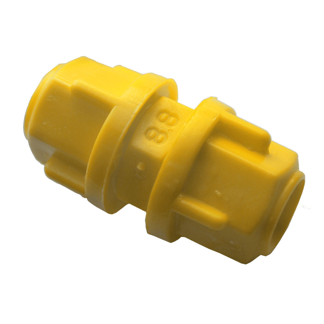 União Micro tubo 8 mm - Irrigação - Gotejamento - Automação 