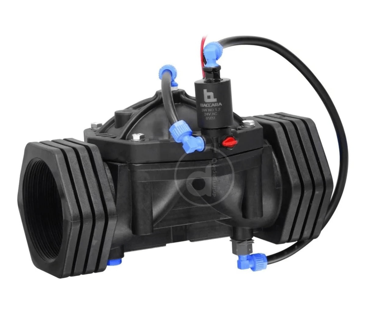 KIT Válvula Solenoide De 2 Pol Registro Elétrico Agua 9-12v Dc