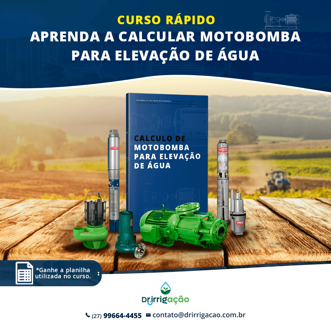 Curso: Como calcular motobomba para elevação de água