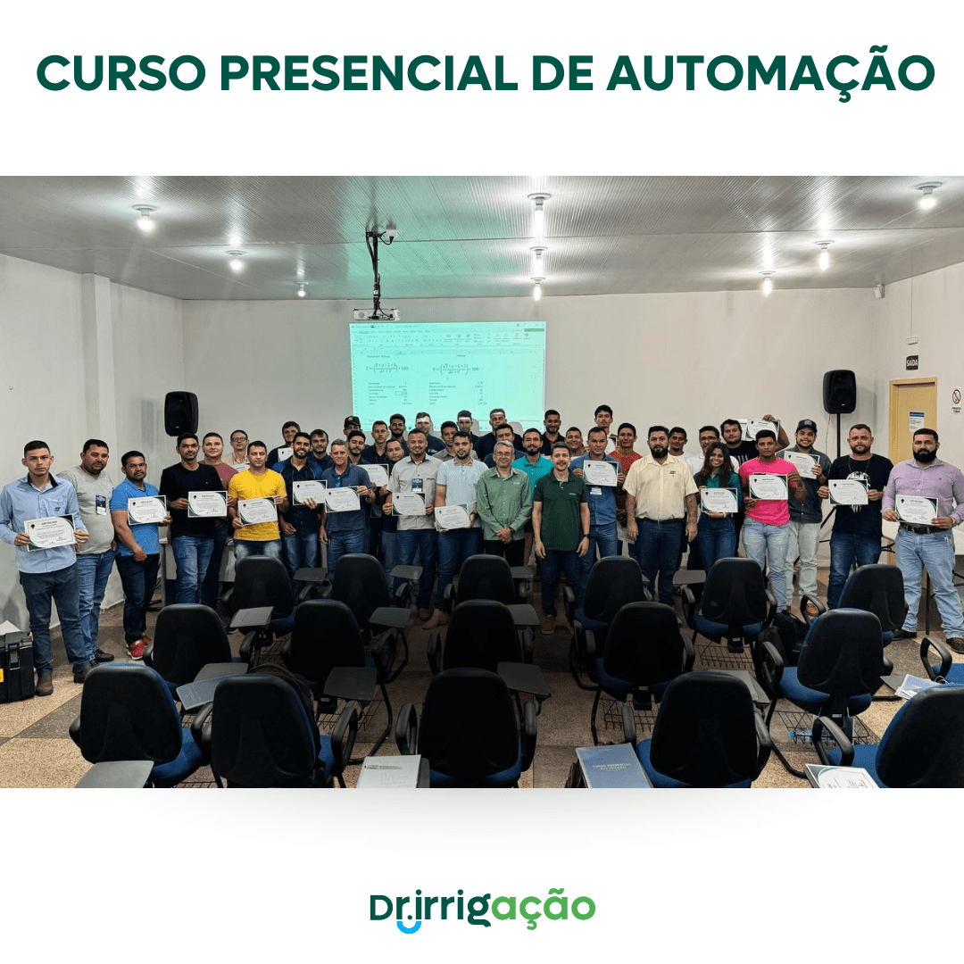 Curso presencial de Automação de sistema de irrigação Agrícola/Paisagismo