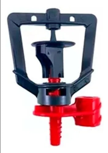 Microaspersor r.f.r. 71l/h - rotor cinza - bocal vermelho - Rivulis 