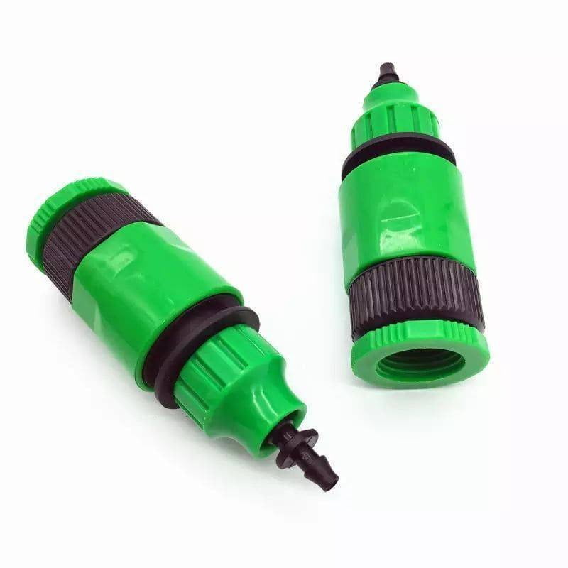 Conector para Torneira x Microtubo 8 mm Verde e Preto
