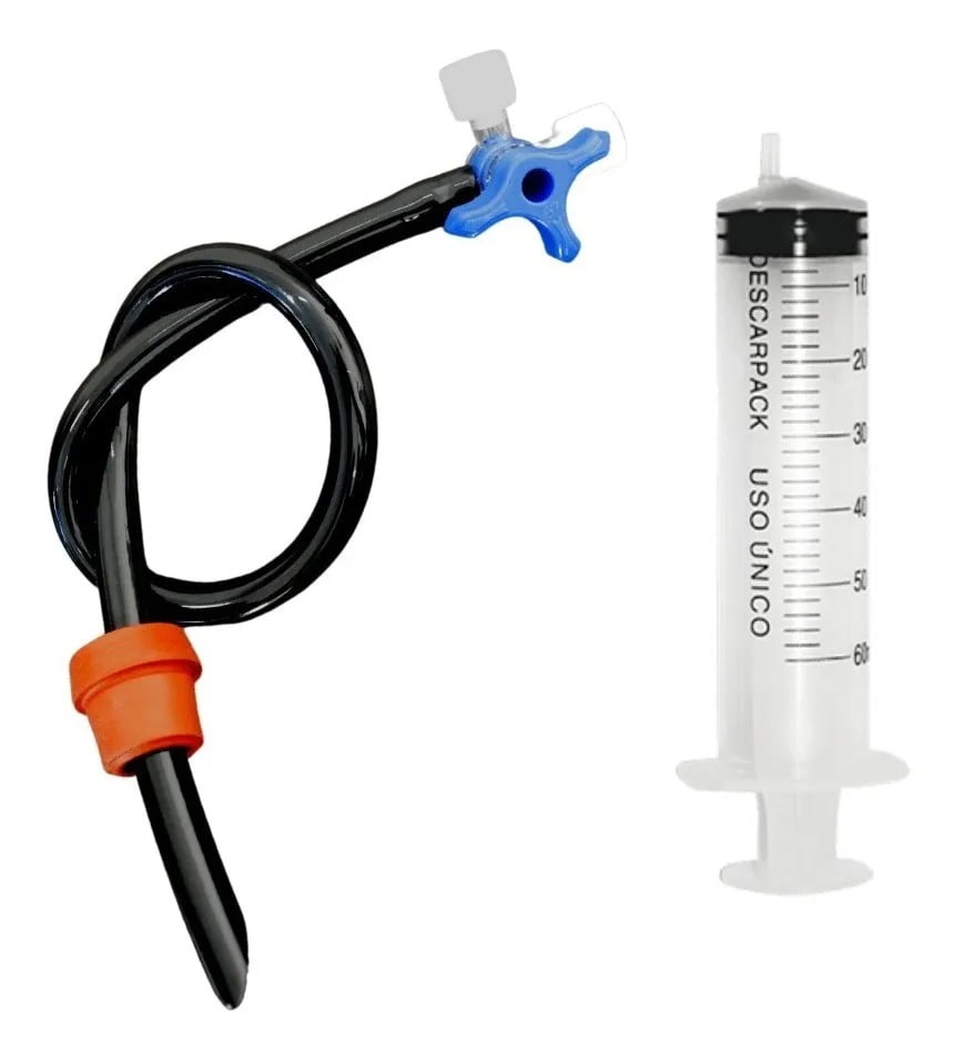 Kit para extrator de solução de solo (rolha-microtubo 1m-registro 03 vias-seringa)