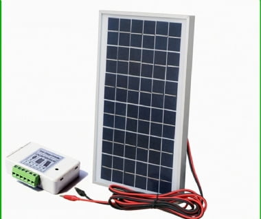 Kit Placa Painel Solar 10w (watts) + Controlador De Carga