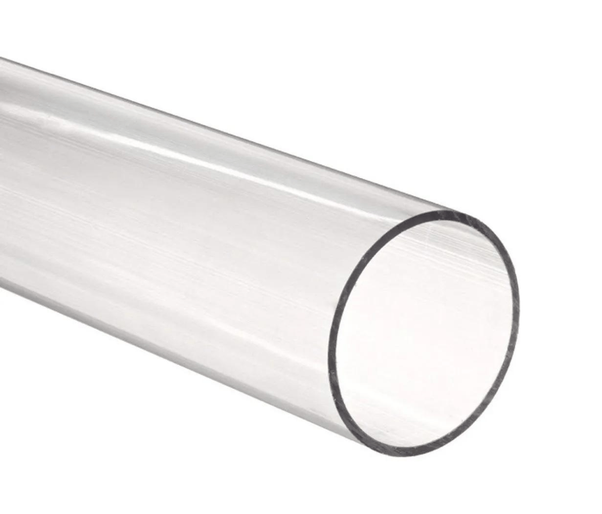Tubo Acrílico para Tensiômetros 15mm Ext X 1mm ESP X 10 CM - Doutor Irrigação