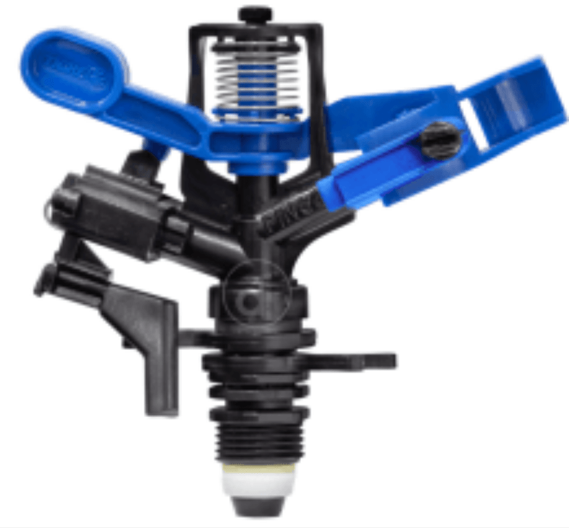 Aspersor Pingo Impacto Tigre com Bocal De Plástico Setorial E Círculo Cheio Raio de até 11 metros