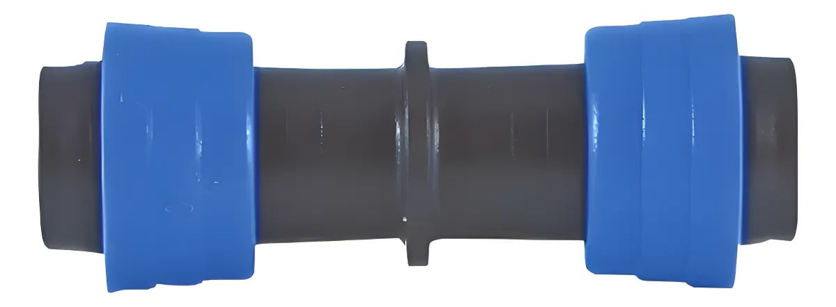 União 16 mm com Anel para Fita Gotejadora Implebras