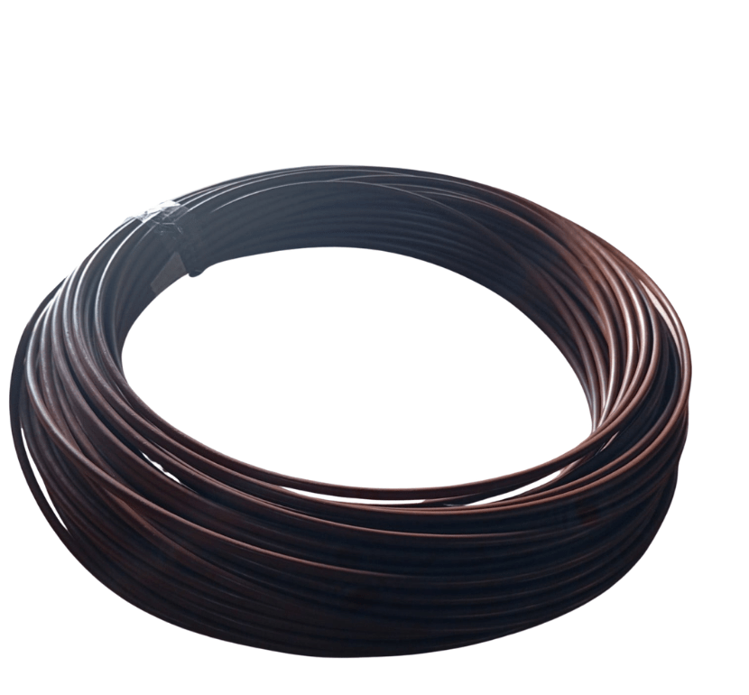 Tubo Liso para Irrigação Marrom 8MM 1Metro -Rain Bird