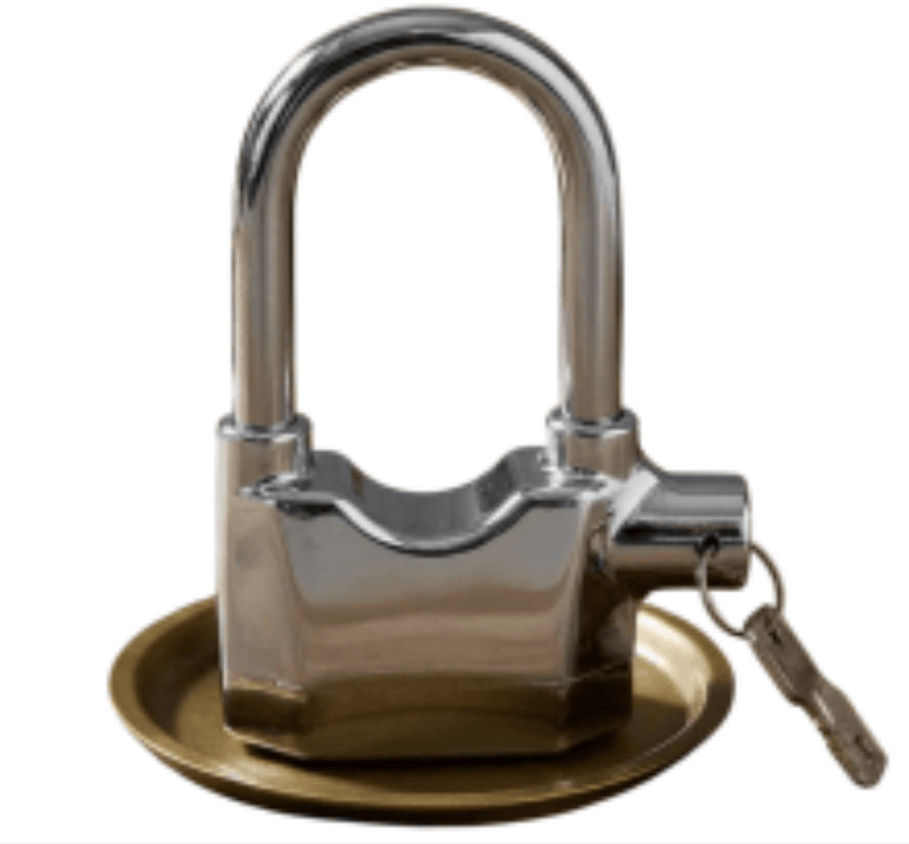Cadeado de Segurança em Aço Reforçado – Proteção Ideal para Casa e Moto