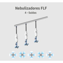 Nebulizador F.L.f. 4 X 10l/h - Azul Escuro Rivulis