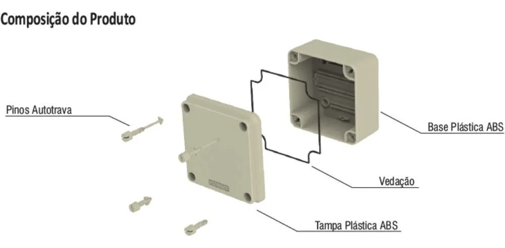 Caixa Multiuso Plástica 180×145×84 - Soprano