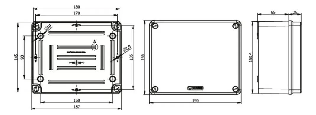 Caixa Multiuso Plástica 180×145×84 - Soprano
