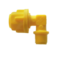 Joelho para Microtubo 1/8" x 8MM - 1/4 x 8MM  - Irrigação - Gotejamento - Automação