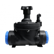 Válvula Hidráulica Básica Para Automação Irrigação Plástica Bermad + GRÁTIS- 02 Adaptador