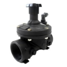 Válvula Hidráulica Básica Para Automação Irrigação Plástica Bermad + GRÁTIS- 02 Adaptador