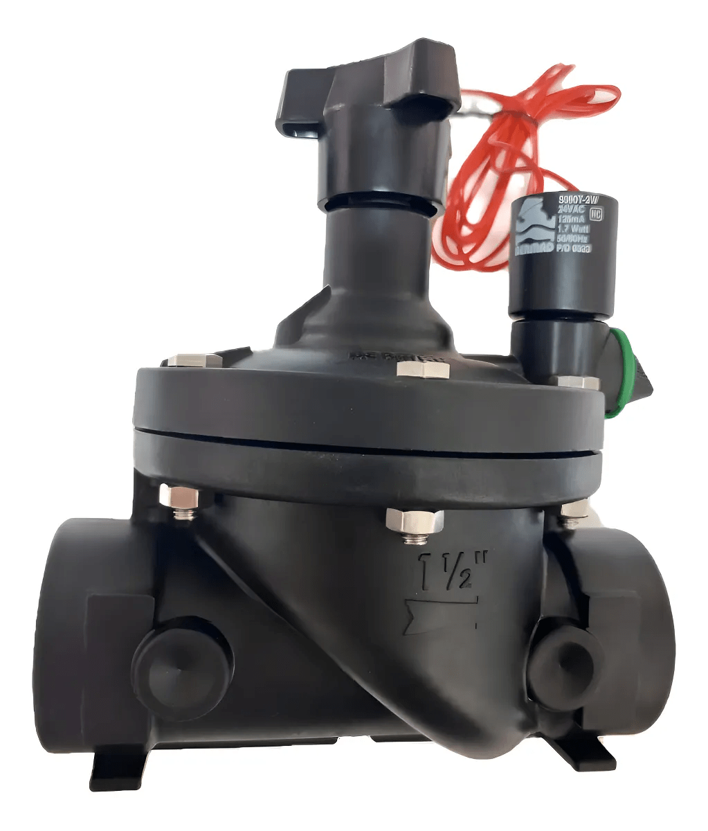 Válvula Plástica Elétrica S-210 1 1/2" com Fecho – BERMAD