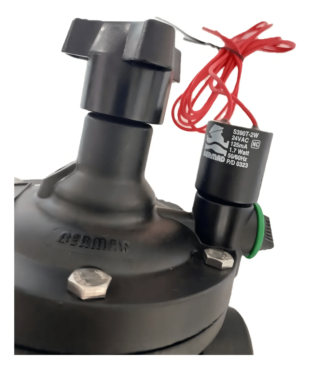 Válvula Plástica Elétrica S-210 1 1/2" com Fecho – BERMAD
