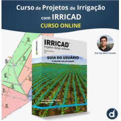 Curso Online de Projeto de Irrigação com IRRICAD e Manual traduzido em PDF