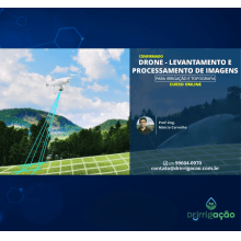 Curso Online Drone- Levantamento e Processamento de imagem aplicado a Irrigação e Topografia