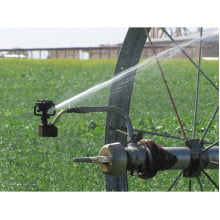 Aspersor Lf 2400 1/2 Montado Defletor Verde E Bocal Prata