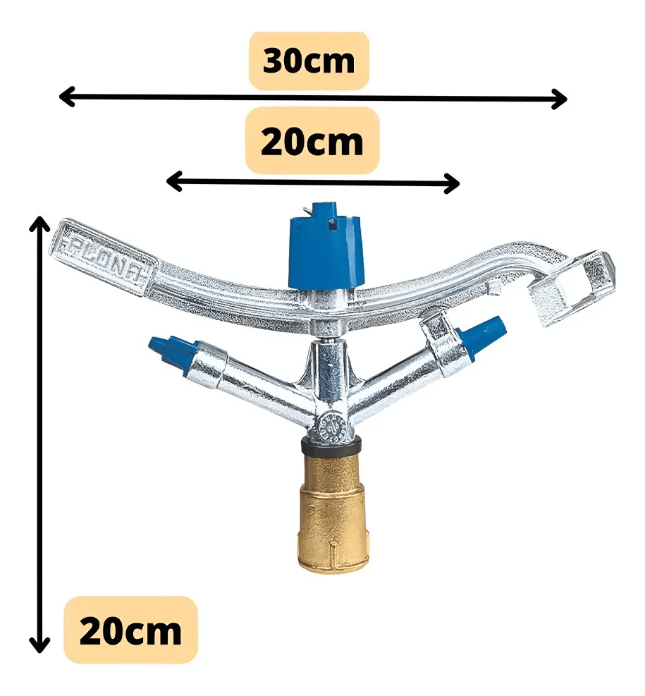 Aspersor Plona PA 100 1" com Bocal 3x6
