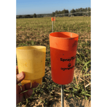Kit Spraytest Copo Coletor + Haste De Aluminio -dr Irrigação - 50 Unidades