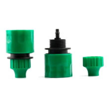 Conector para Torneira x Microtubo 8 mm Verde e Preto