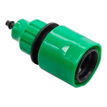 Conector para Torneira x Microtubo 8 mm Verde e Preto
