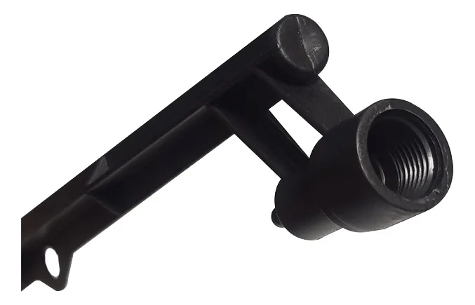 Haste com Rosca 3/8” x 420mm Preta para Irrigação