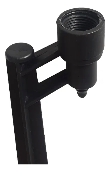 Haste com Rosca 3/8” x 420mm Preta para Irrigação