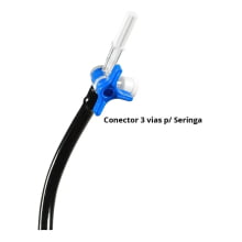 Kit para extrator de solução de solo (rolha-microtubo 1m-registro 03 vias-seringa)