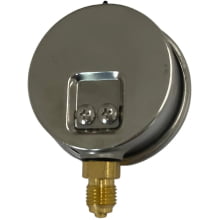 Manometro cx Metalica 1/4 Com Glicerina 0 a 6 BAR, 0 a 10 BAR, 0 a 25 BAR -CCON