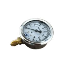 Manometro Vertical Rosca 1/4 Npt COM Glicerina 0 a 4 BAR, 0 a 7 BAR, 0 a 10 BAR, 0 a 16 BAR, 0 a 25 BAR