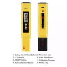Medidor De Ph Com Display Digital Aquários Água Doce Salgada