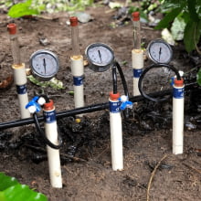 Tensiômetro 0-90 com Glicerina