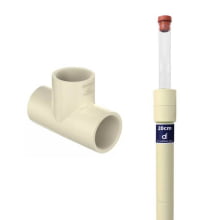 Tensiômetro de Punção com Tê DN 22mm x 1/2 Tensiômetro de Punção com Tê DN 22mm x 1/2