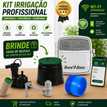 Kit Rain Bird Rc2 Wifi Automação Irrigação 6 Setores+brinde