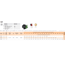 Motobomba  fsp80-1 m1,0cv -76X7,4mm-br-127/220v-2p-r-60hz-ip21-irn-gcb-vd std - Monofásico