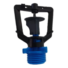 Microaspersor R.F.R. 31 L/h – Rotor Cinza – Bocal Azul com Limitador de Alcance + Anti-Inseto