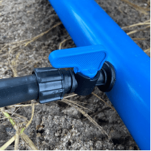 Kit Registro Inicial com rosca Para Fita Gotejadora Irrigação