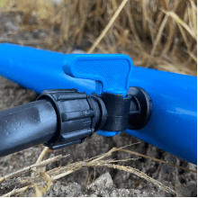 Kit Registro Inicial com rosca Para Fita Gotejadora Irrigação