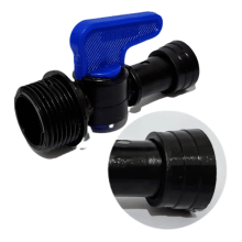 Registro Inicial Rosca 3/4” x 16 mm com Anel Liso para Irrigação – Implebras