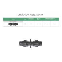 União 13 mm com Anel 4 Pontas - Implebras