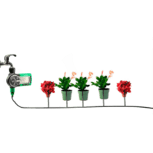 Kit Irrigação para vaso e jardim com programador temporizador automático - Rain Bird