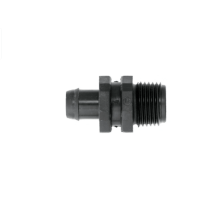 Conector inicial p/ tubo pebd 12mm di 10.8mm ranh. negro  12x1/2 - Rain Bird