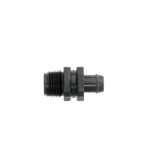 Conector inicial p/ tubo pebd 12mm di 10.8mm ranh. negro  12x1/2 - Rain Bird