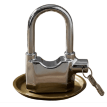 Cadeado de Segurança em Aço Reforçado – Proteção Ideal para Casa e Moto